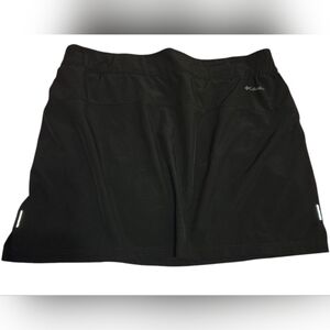 Columbia Ladies Active Black Skort Skirt W Shorts Size XL